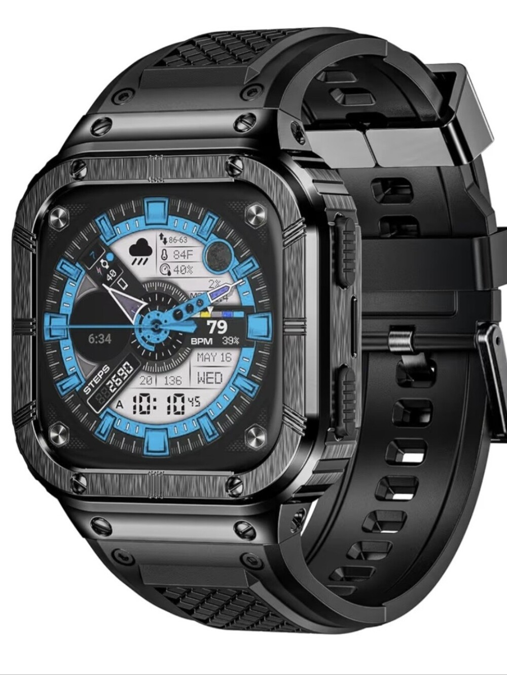 MioHHR Stainless Steel Case and Band